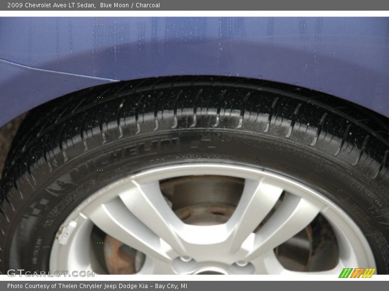 Blue Moon / Charcoal 2009 Chevrolet Aveo LT Sedan