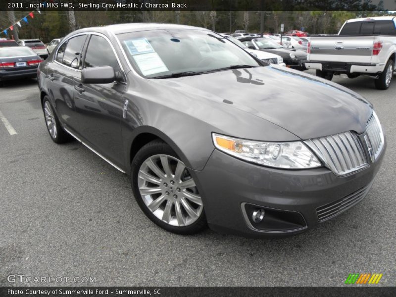 Sterling Gray Metallic / Charcoal Black 2011 Lincoln MKS FWD