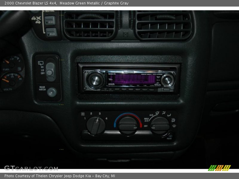 Meadow Green Metallic / Graphite Gray 2000 Chevrolet Blazer LS 4x4