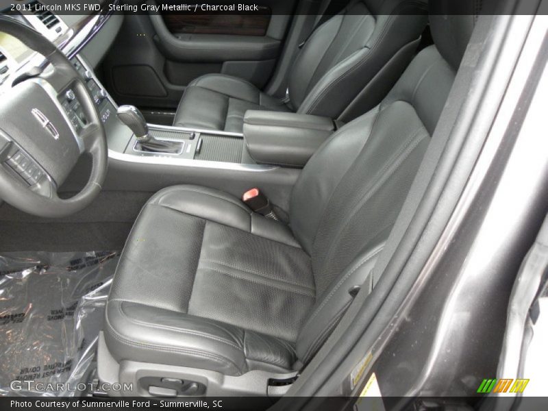  2011 MKS FWD Charcoal Black Interior