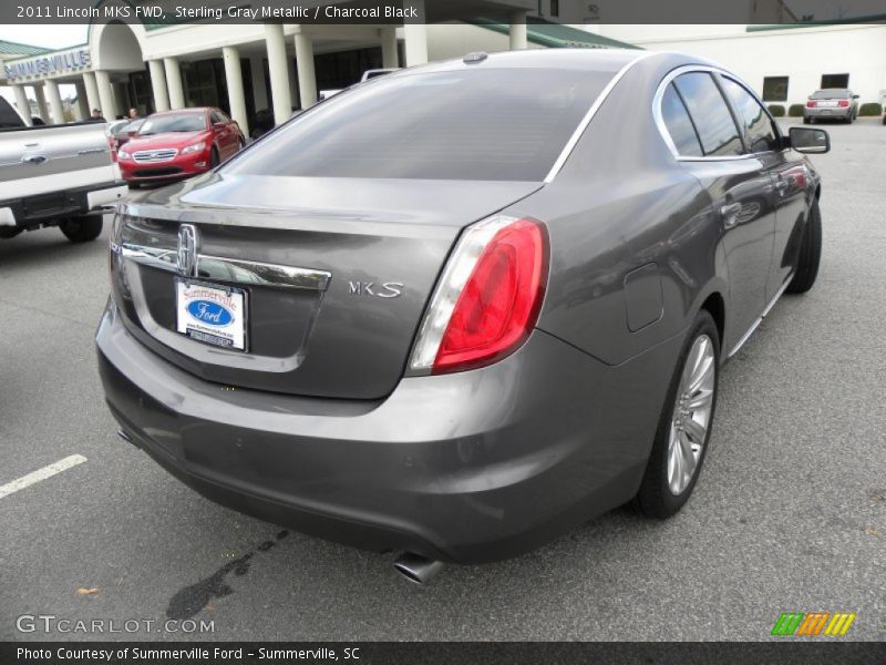 Sterling Gray Metallic / Charcoal Black 2011 Lincoln MKS FWD