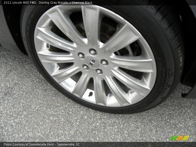 Sterling Gray Metallic / Charcoal Black 2011 Lincoln MKS FWD