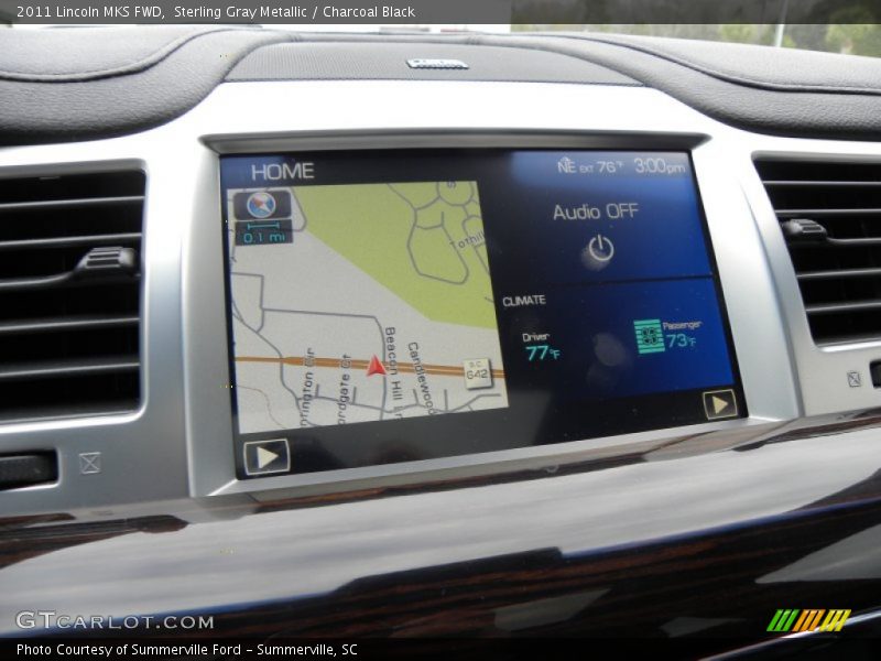 Sterling Gray Metallic / Charcoal Black 2011 Lincoln MKS FWD