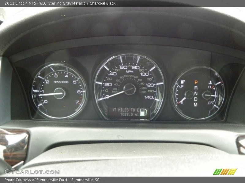 Sterling Gray Metallic / Charcoal Black 2011 Lincoln MKS FWD