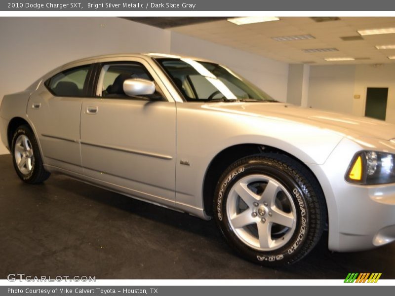 Bright Silver Metallic / Dark Slate Gray 2010 Dodge Charger SXT