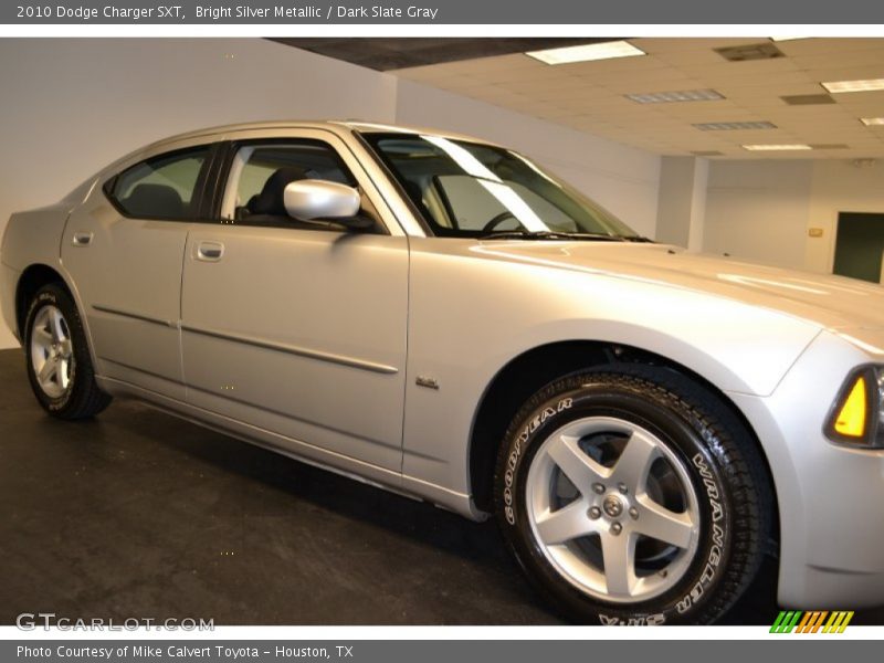 Bright Silver Metallic / Dark Slate Gray 2010 Dodge Charger SXT