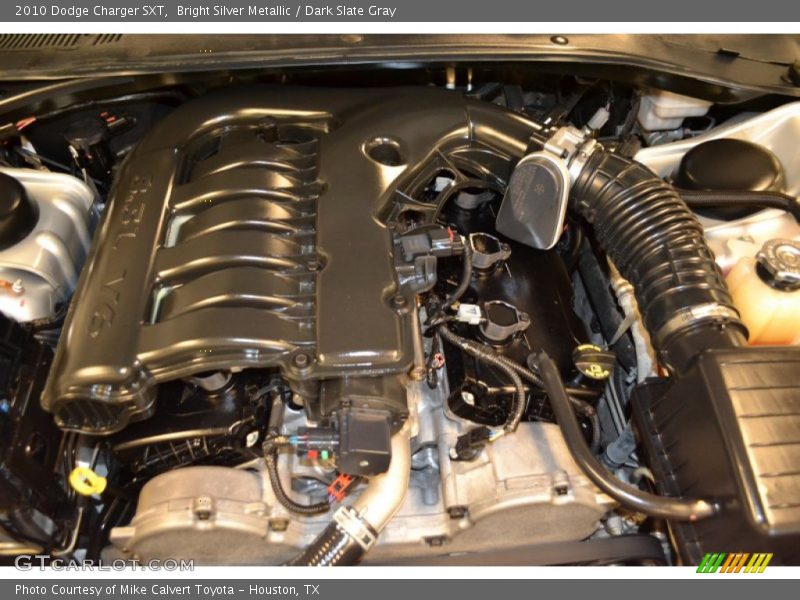Bright Silver Metallic / Dark Slate Gray 2010 Dodge Charger SXT
