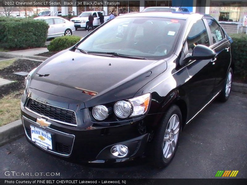Black / Jet Black/Dark Titanium 2012 Chevrolet Sonic LT Sedan