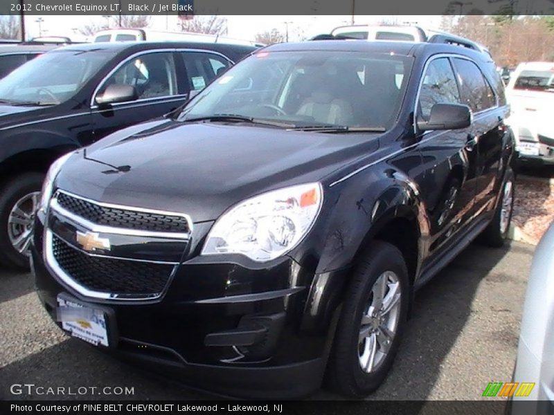 Black / Jet Black 2012 Chevrolet Equinox LT