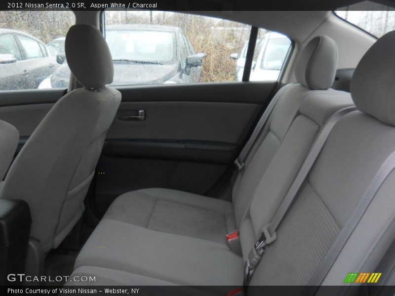 Aspen White / Charcoal 2012 Nissan Sentra 2.0 SR