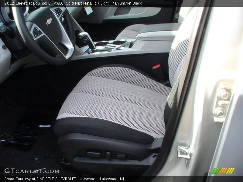 Gold Mist Metallic / Light Titanium/Jet Black 2012 Chevrolet Equinox LT AWD