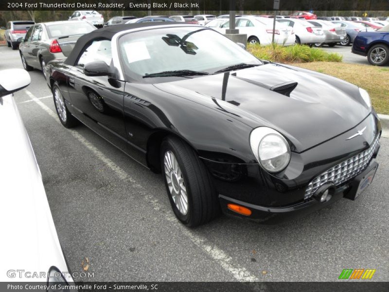 Evening Black / Black Ink 2004 Ford Thunderbird Deluxe Roadster
