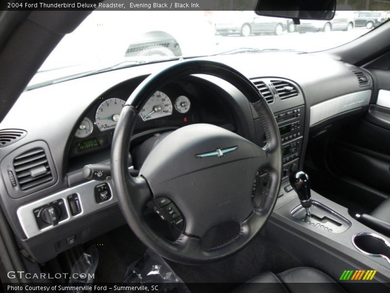Evening Black / Black Ink 2004 Ford Thunderbird Deluxe Roadster