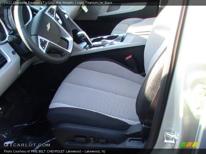Gold Mist Metallic / Light Titanium/Jet Black 2012 Chevrolet Equinox LT