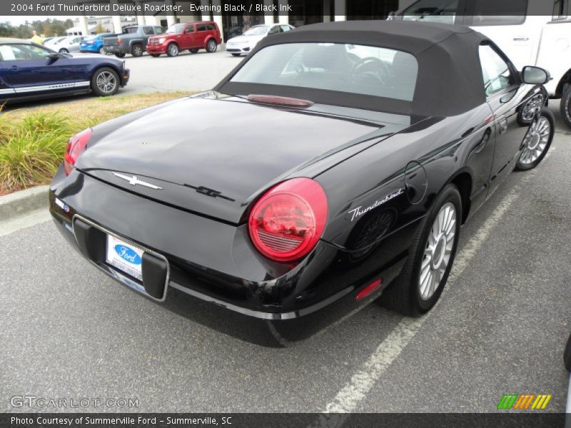 Evening Black / Black Ink 2004 Ford Thunderbird Deluxe Roadster