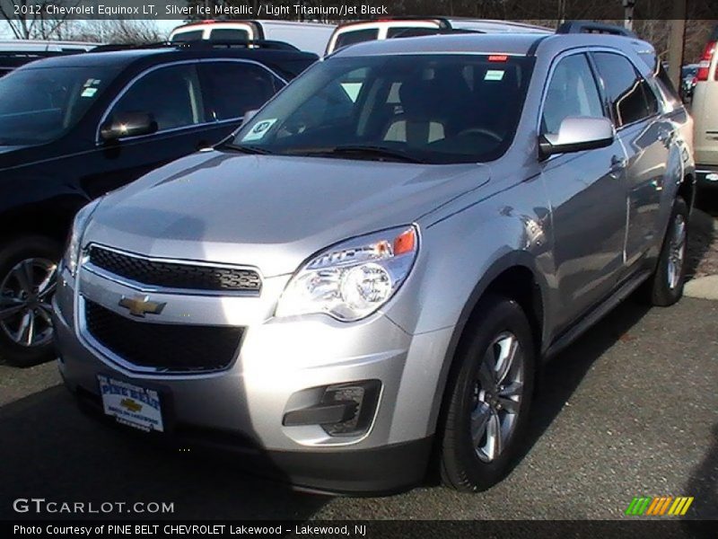 Silver Ice Metallic / Light Titanium/Jet Black 2012 Chevrolet Equinox LT