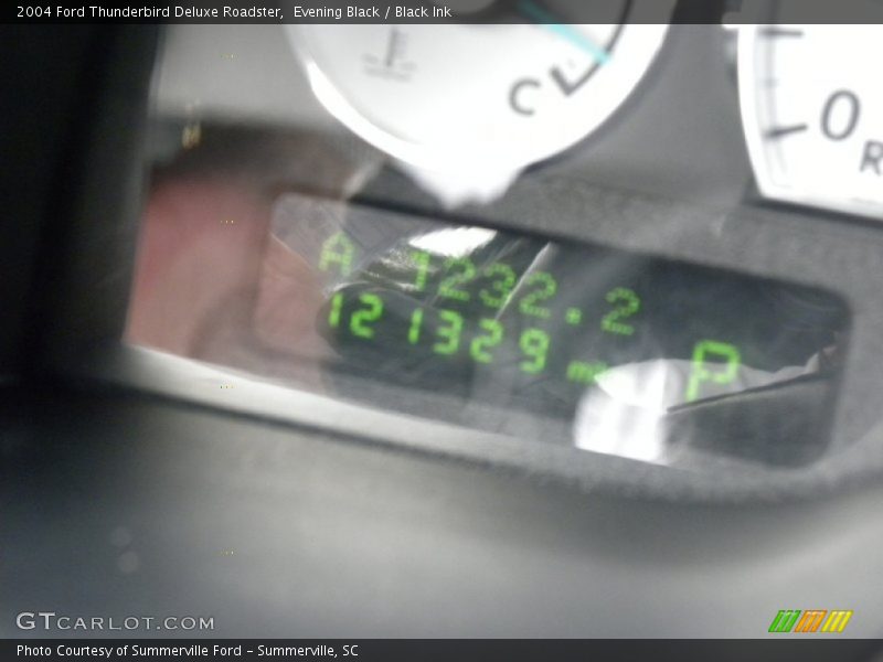 Evening Black / Black Ink 2004 Ford Thunderbird Deluxe Roadster