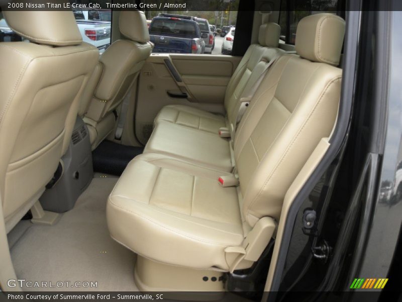 Timberline Green / Almond 2008 Nissan Titan LE Crew Cab