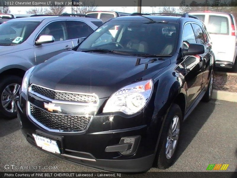Black / Jet Black 2012 Chevrolet Equinox LT