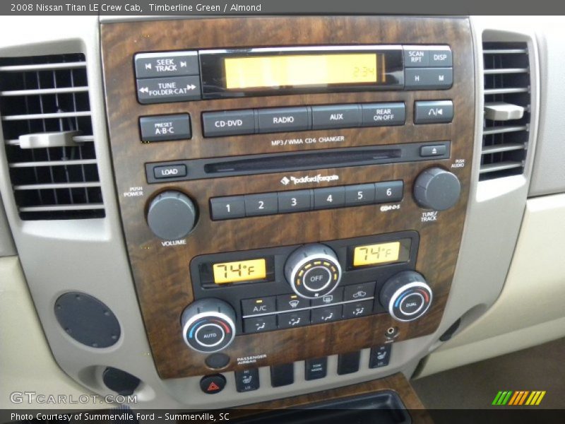 Timberline Green / Almond 2008 Nissan Titan LE Crew Cab