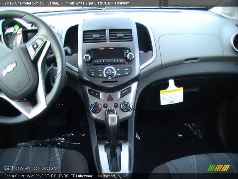 Summit White / Jet Black/Dark Titanium 2012 Chevrolet Sonic LT Sedan