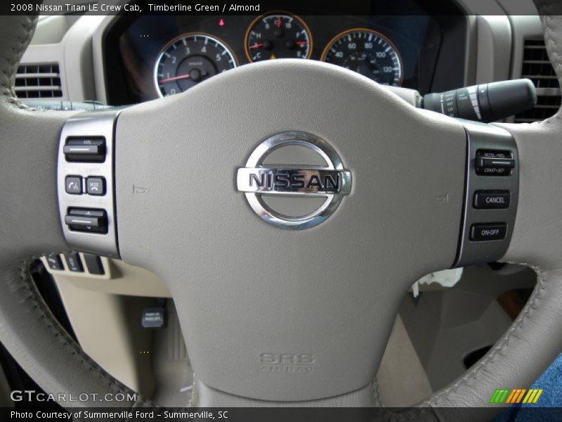 Timberline Green / Almond 2008 Nissan Titan LE Crew Cab