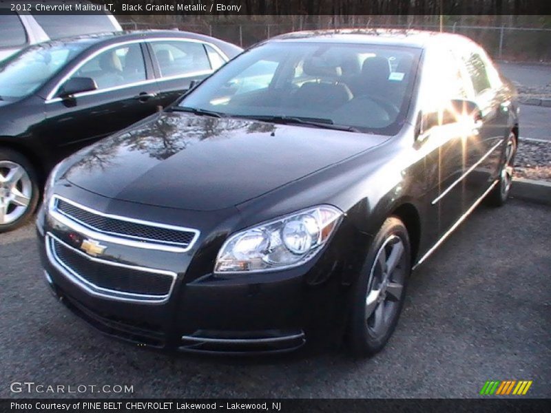 Black Granite Metallic / Ebony 2012 Chevrolet Malibu LT