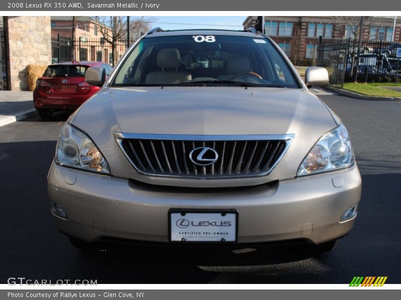 Savannah Metallic / Ivory 2008 Lexus RX 350 AWD
