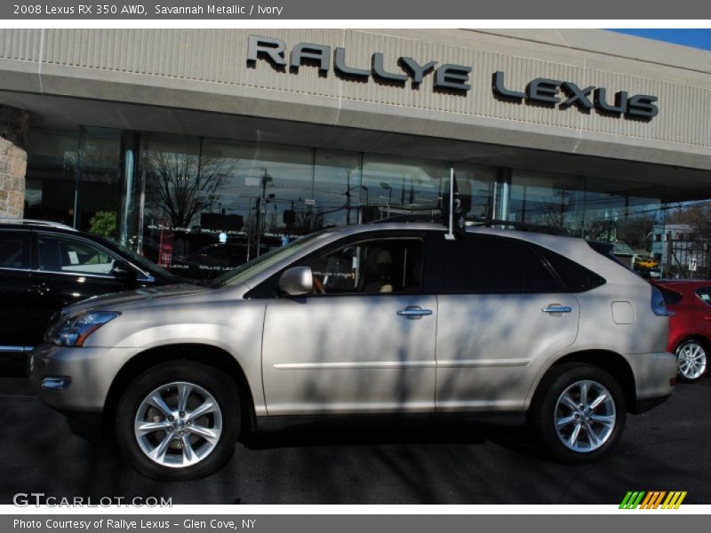 Savannah Metallic / Ivory 2008 Lexus RX 350 AWD