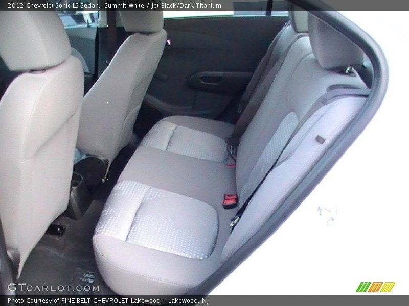 Summit White / Jet Black/Dark Titanium 2012 Chevrolet Sonic LS Sedan