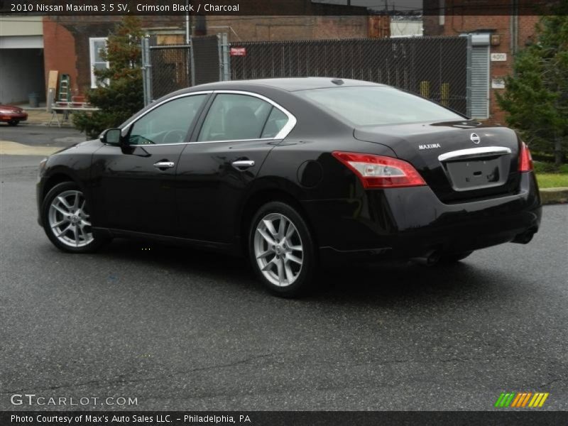 Crimson Black / Charcoal 2010 Nissan Maxima 3.5 SV