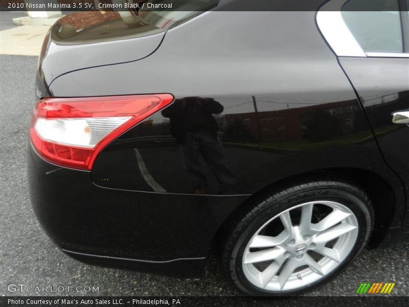Crimson Black / Charcoal 2010 Nissan Maxima 3.5 SV