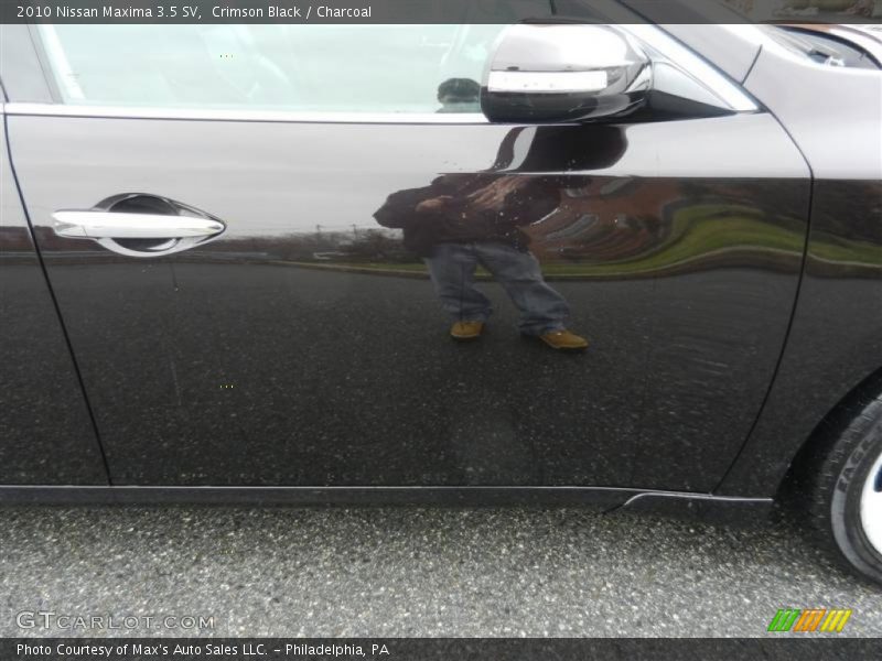 Crimson Black / Charcoal 2010 Nissan Maxima 3.5 SV