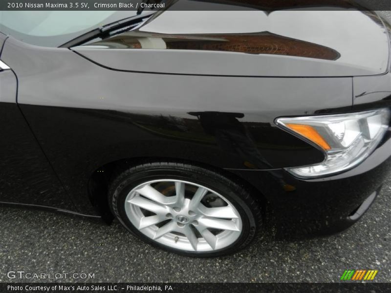 Crimson Black / Charcoal 2010 Nissan Maxima 3.5 SV