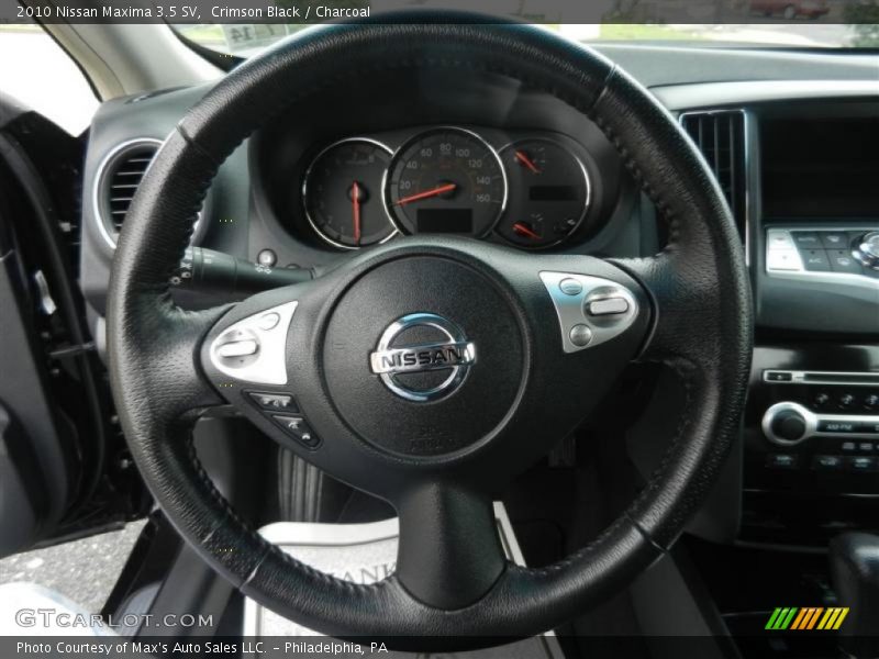 Crimson Black / Charcoal 2010 Nissan Maxima 3.5 SV