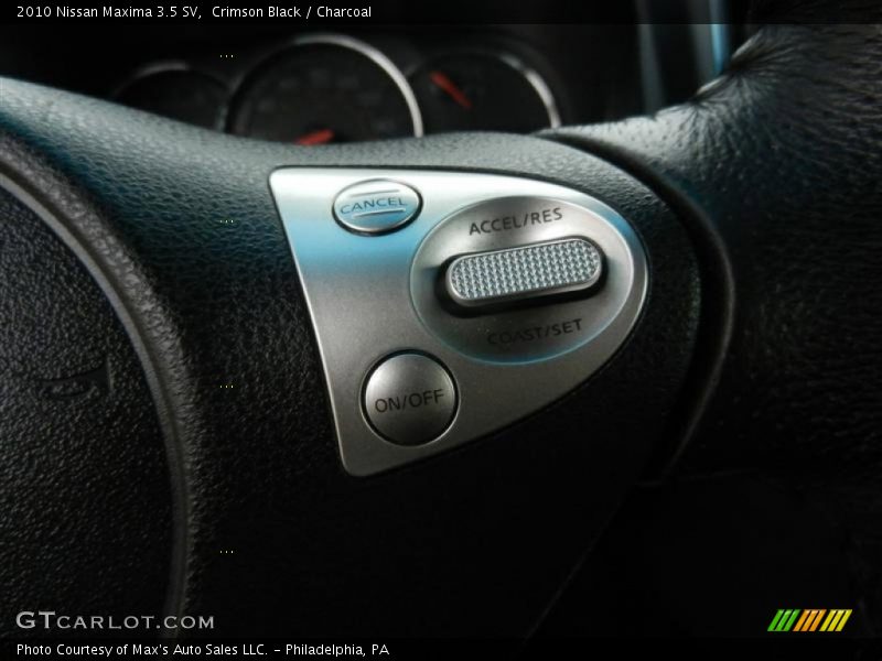 Crimson Black / Charcoal 2010 Nissan Maxima 3.5 SV