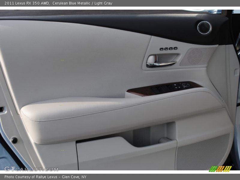 Cerulean Blue Metallic / Light Gray 2011 Lexus RX 350 AWD