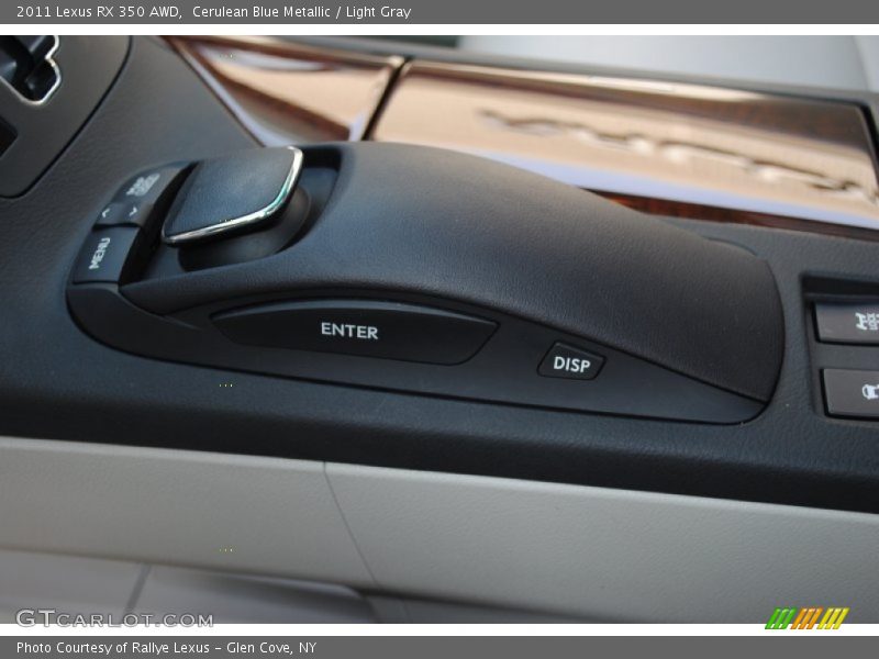 Cerulean Blue Metallic / Light Gray 2011 Lexus RX 350 AWD