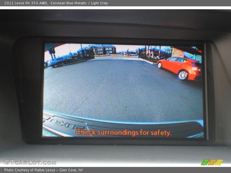 Cerulean Blue Metallic / Light Gray 2011 Lexus RX 350 AWD