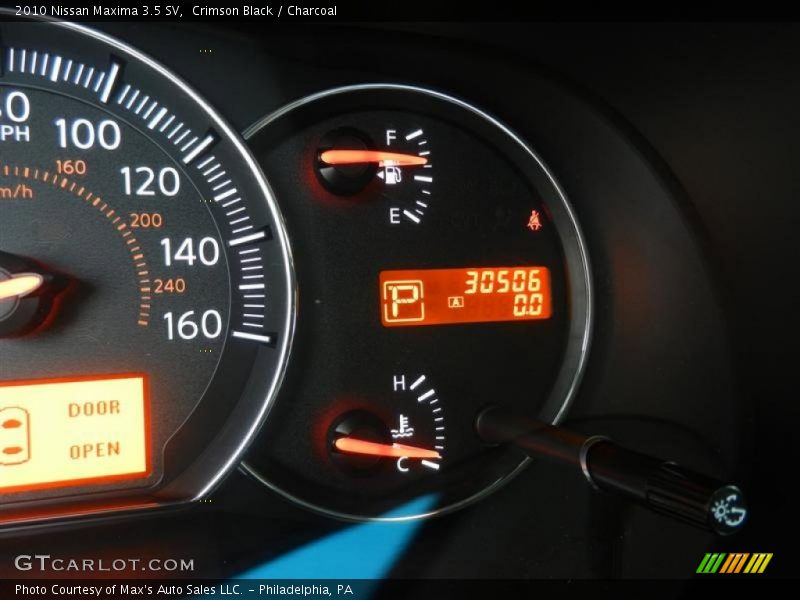 Crimson Black / Charcoal 2010 Nissan Maxima 3.5 SV