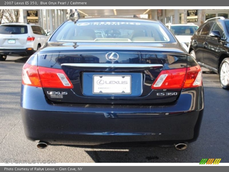 Blue Onyx Pearl / Cashmere 2007 Lexus ES 350