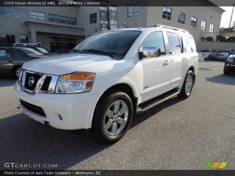 Blizzard White / Almond 2009 Nissan Armada LE 4WD