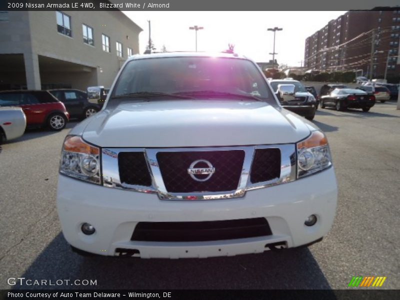 Blizzard White / Almond 2009 Nissan Armada LE 4WD