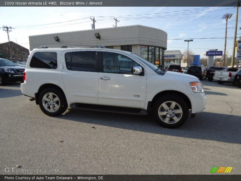 Blizzard White / Almond 2009 Nissan Armada LE 4WD