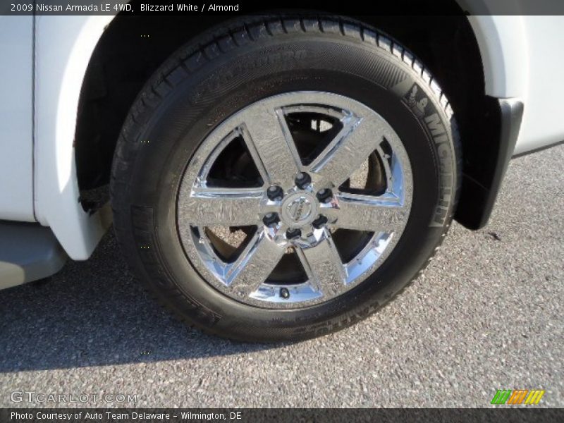 Blizzard White / Almond 2009 Nissan Armada LE 4WD