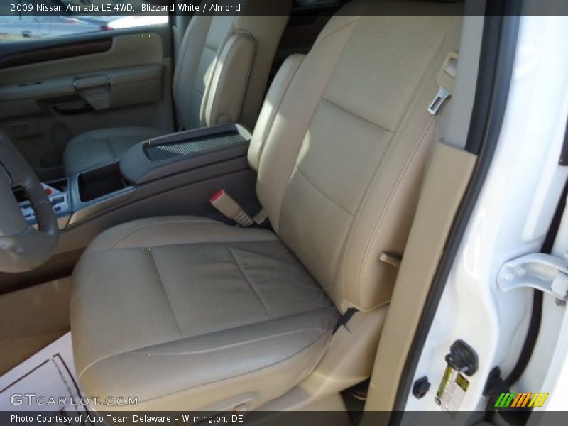 Blizzard White / Almond 2009 Nissan Armada LE 4WD