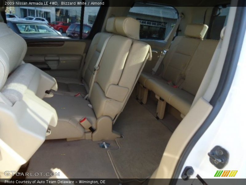 Blizzard White / Almond 2009 Nissan Armada LE 4WD
