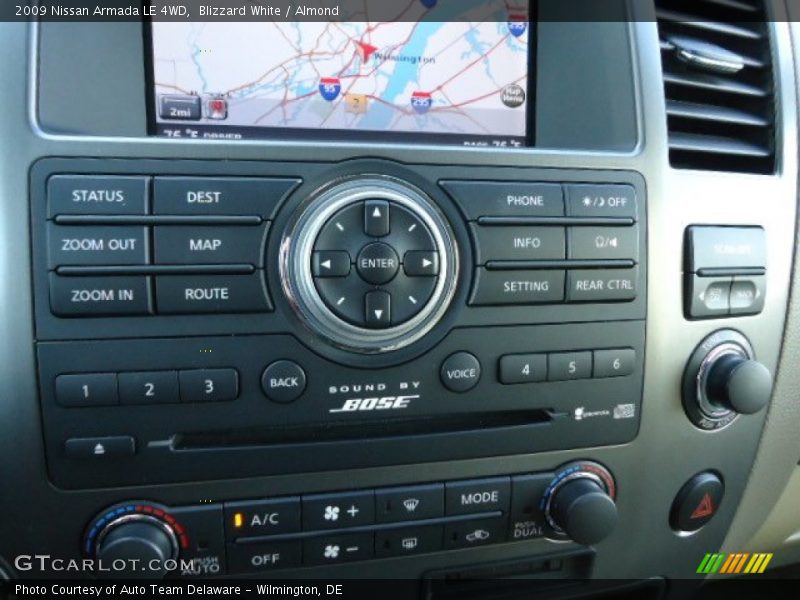 Blizzard White / Almond 2009 Nissan Armada LE 4WD