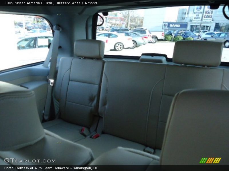 Blizzard White / Almond 2009 Nissan Armada LE 4WD