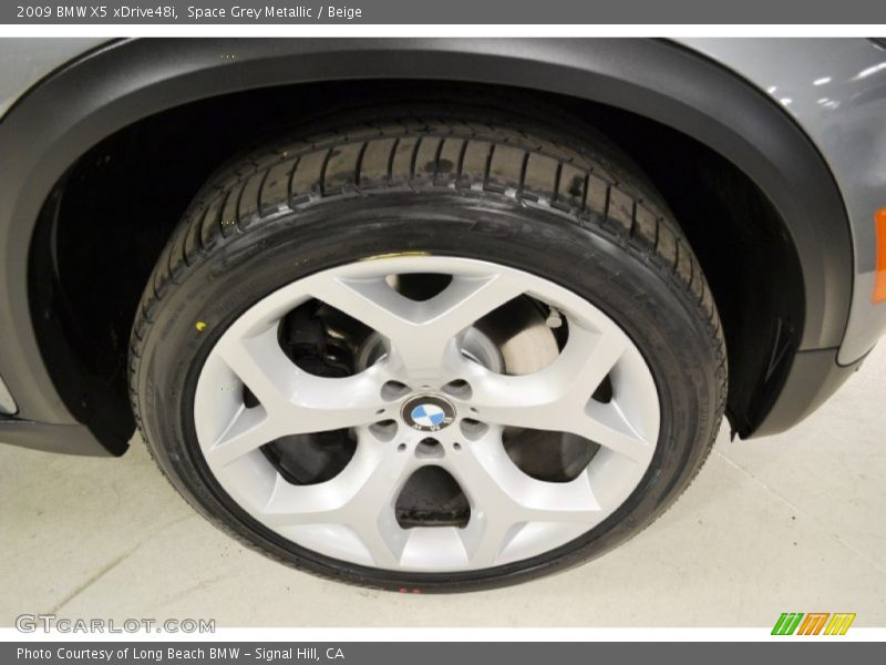 Space Grey Metallic / Beige 2009 BMW X5 xDrive48i